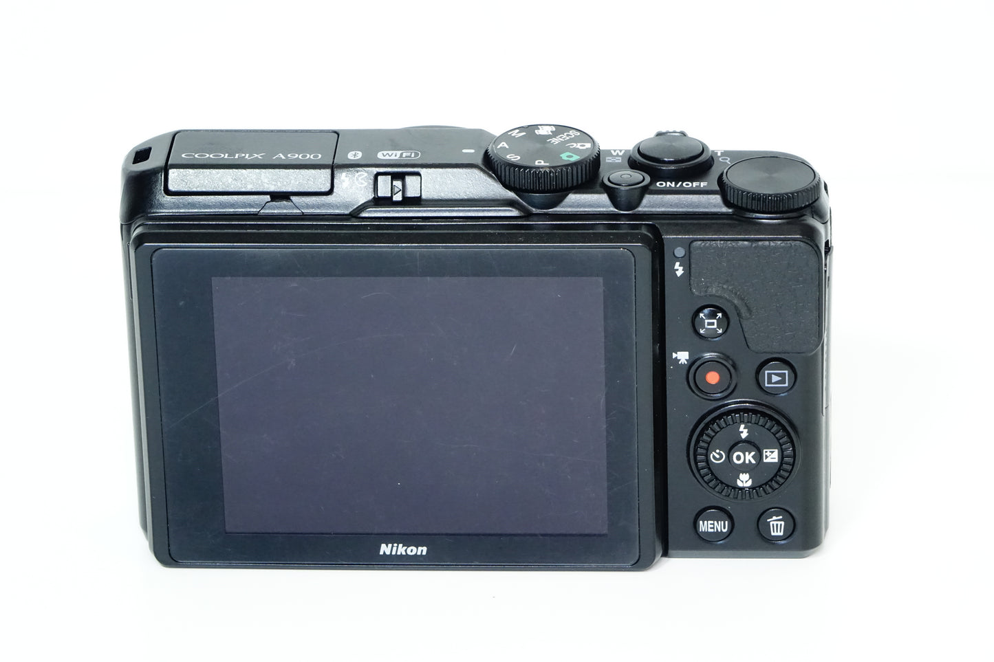 NIKON Coolpix A900 Nera 20MP ZOOM 35X + 2 Batterie - Garanzia 12 mesi