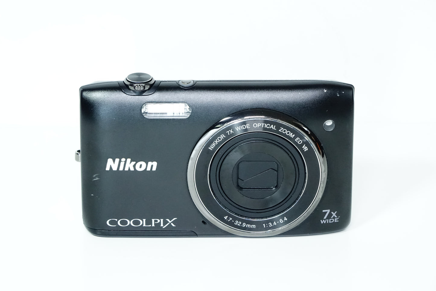 Nikon S3500 Compatta CCD Nera + SD 4GB, Custodia - GARANZIA 12 MESI