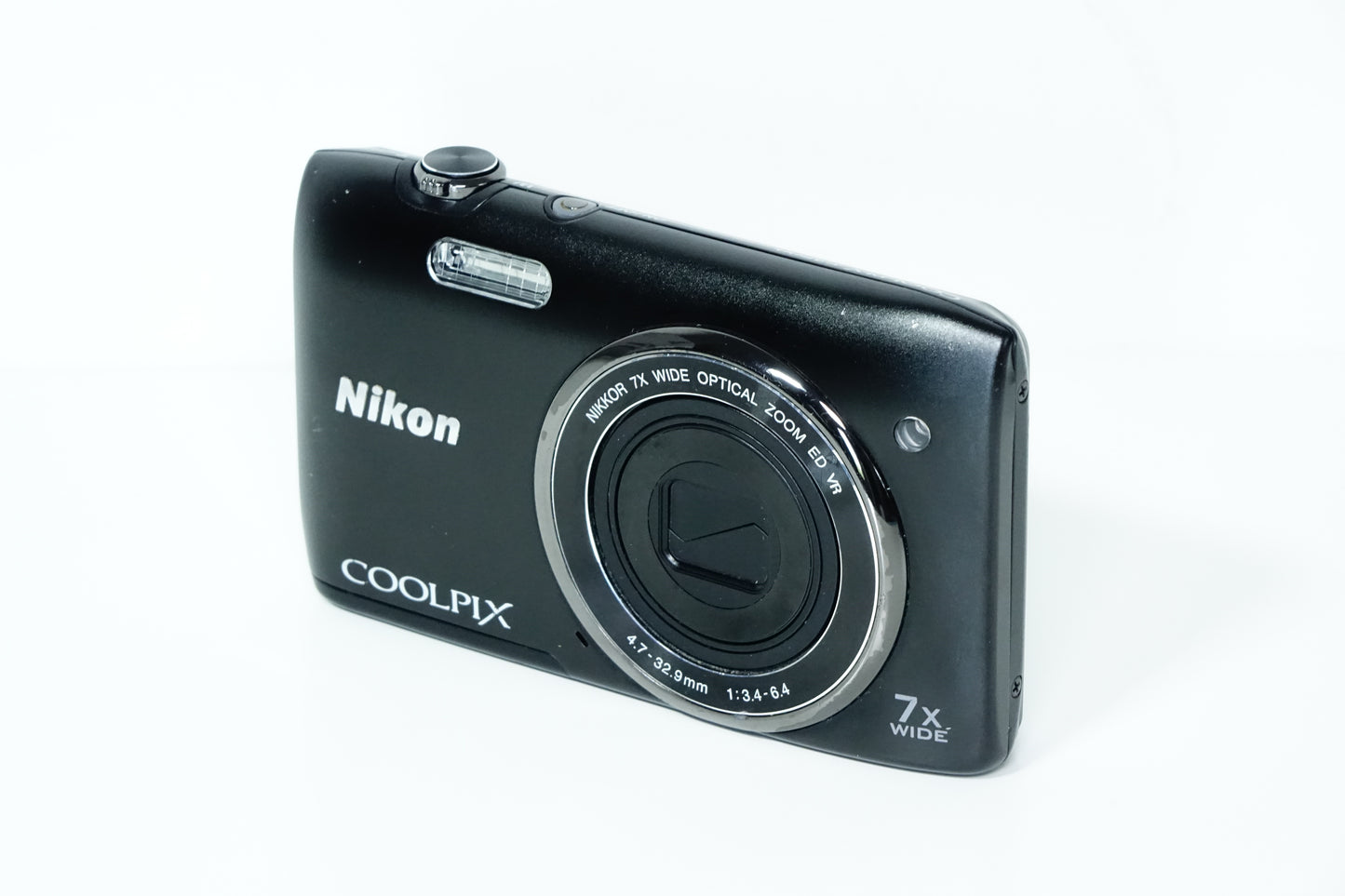 Nikon S3500 Compatta CCD Nera + SD 4GB, Custodia - GARANZIA 12 MESI