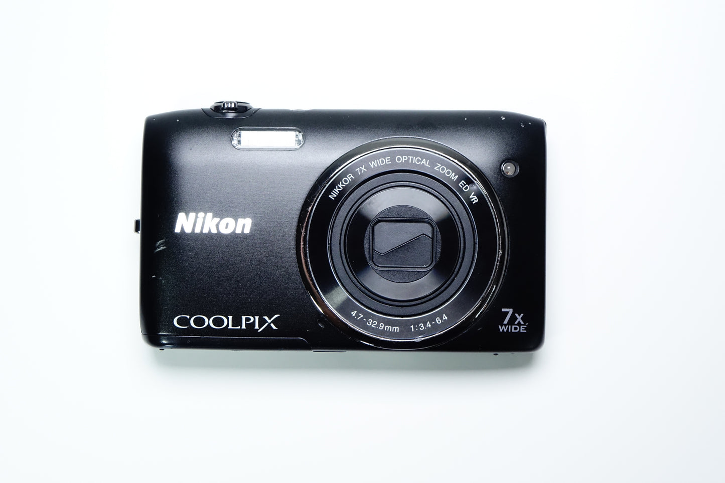 Nikon S3500 Compatta CCD Nera + SD 4GB, Custodia - GARANZIA 12 MESI