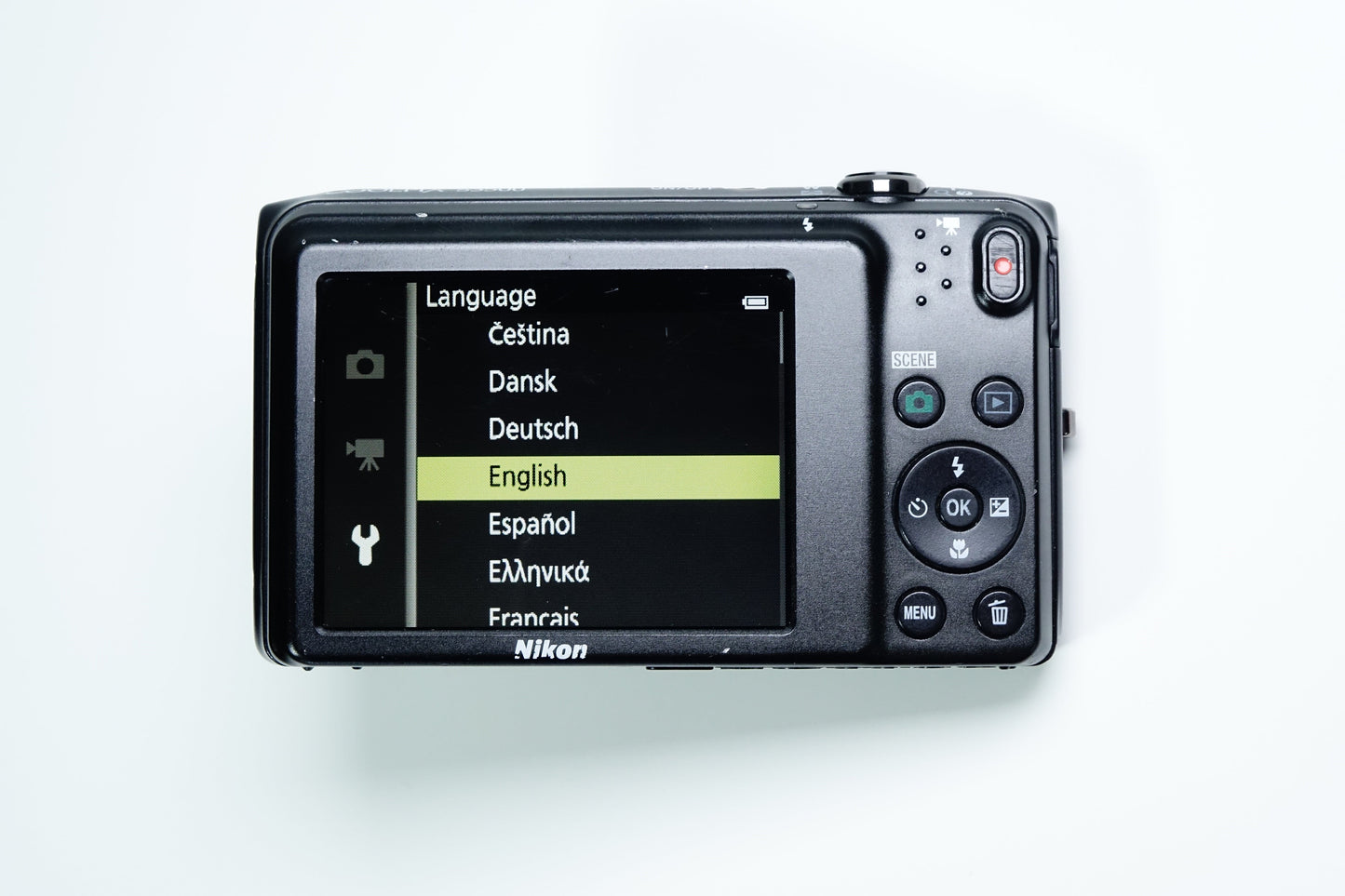 Nikon S3500 Compatta CCD Nera + SD 4GB, Custodia - GARANZIA 12 MESI