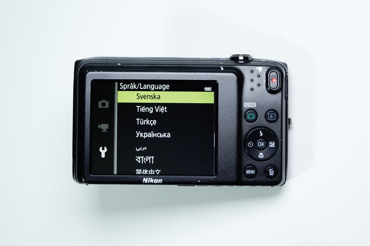 Nikon S3500 Compatta CCD Nera + SD 4GB, Custodia - GARANZIA 12 MESI