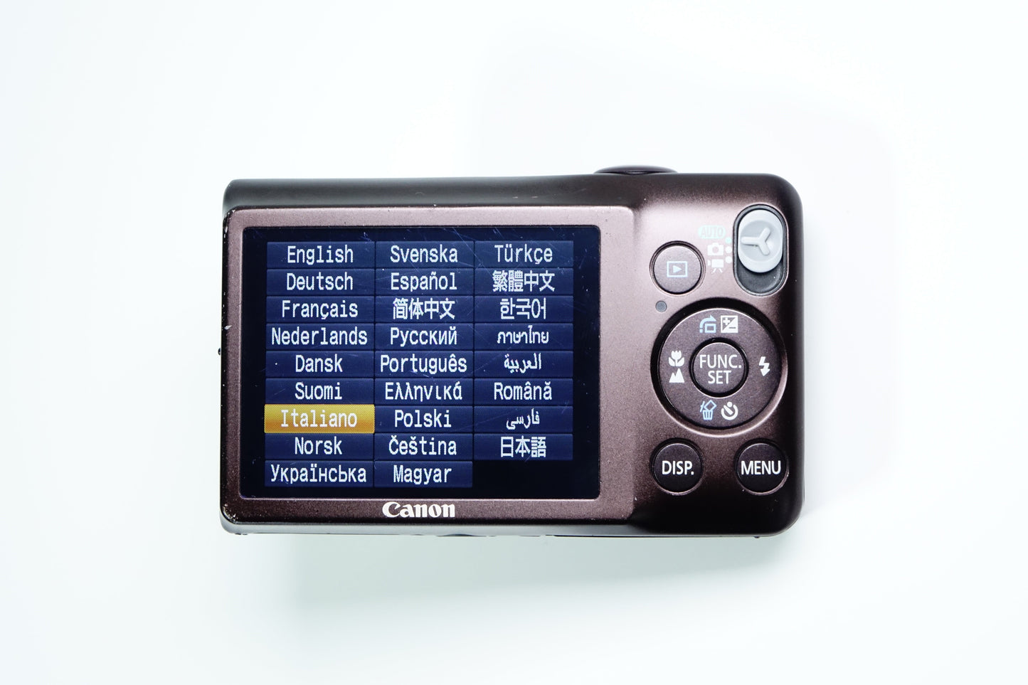 Canon IXUS 105 Compatta Marrone + Custodia, SD 8GB - GARANZIA 12 MESI