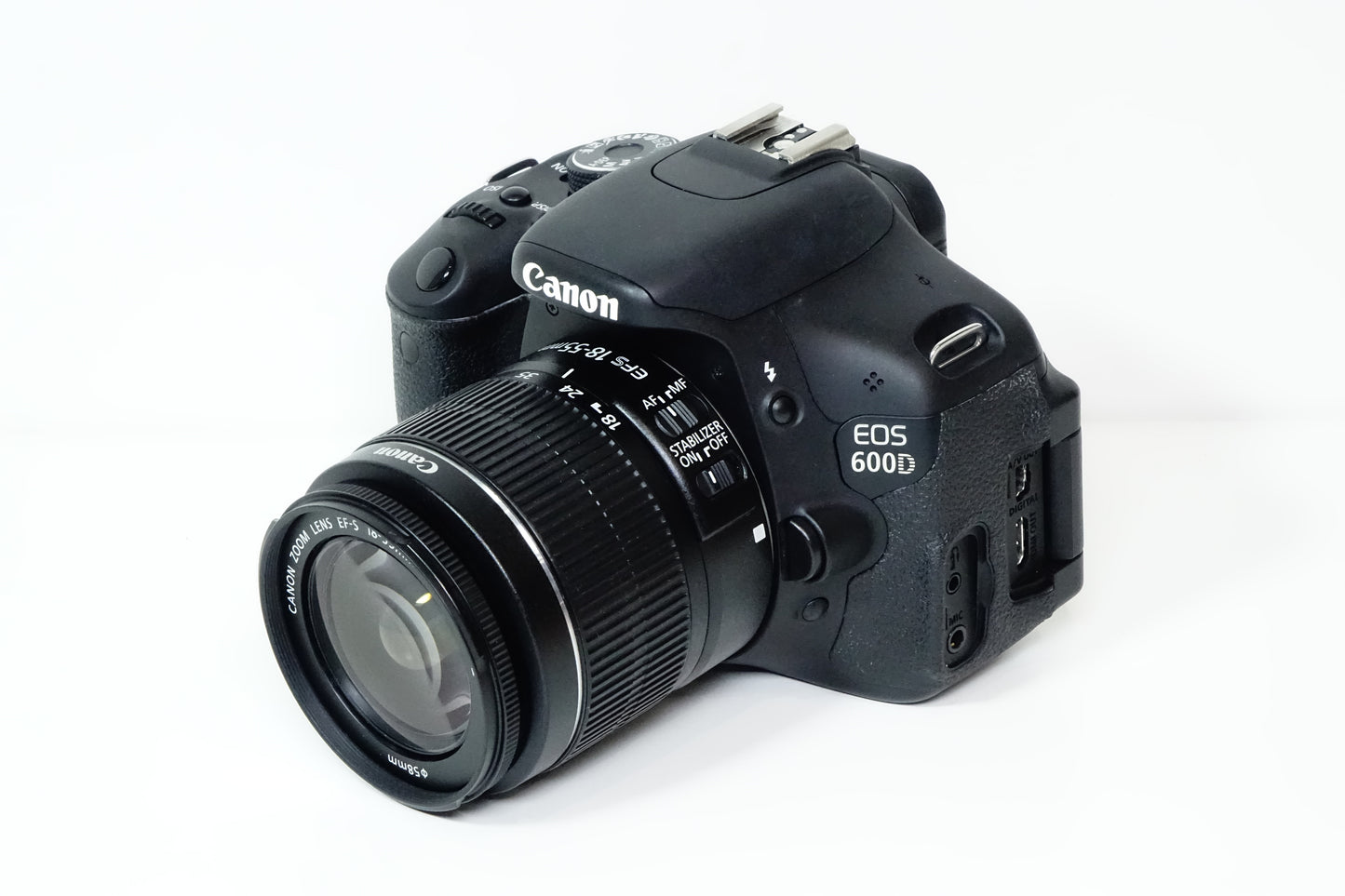 Canon EOS 600D Kit 18-55mm IS II + Borsa, SD -Garanzia 12 mesi -6979 SCATTI