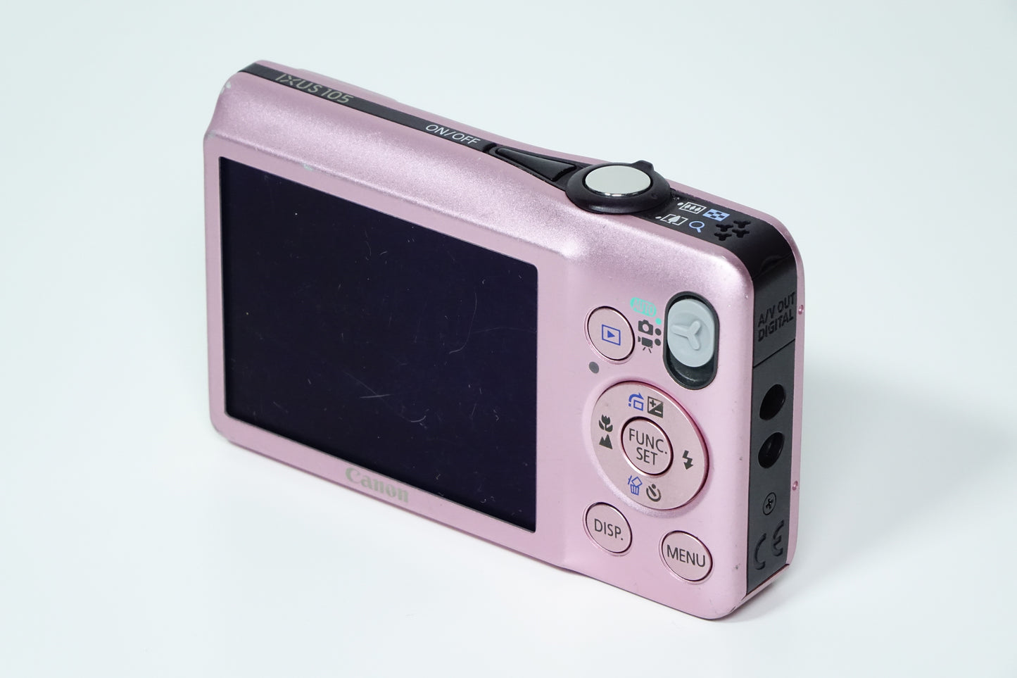 Canon IXUS 105 Compatta CCD Rosa + SD 8GB, CUSTODIA - GARANZIA 12 MESI
