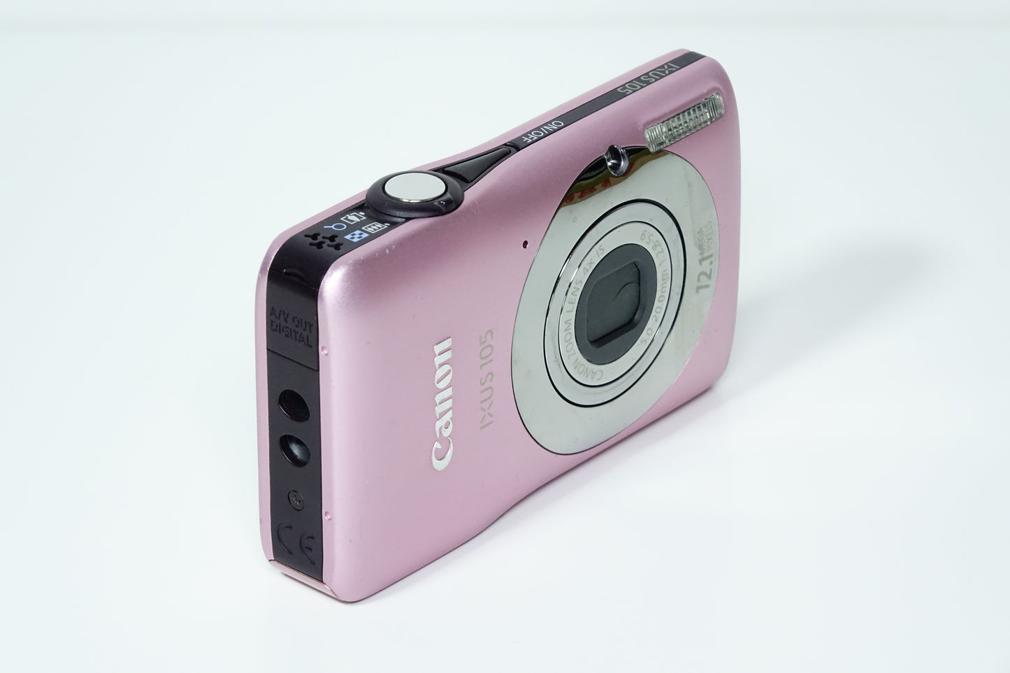 Canon IXUS 105 Compatta CCD Rosa + SD 8GB, CUSTODIA - GARANZIA 12 MESI