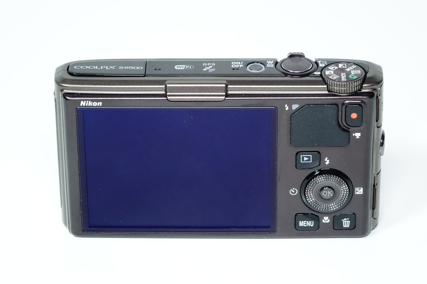 Nikon Coolpix S9500 Marrone Compatta + Custodia, SD 8GB - GARANZIA 12 MESI
