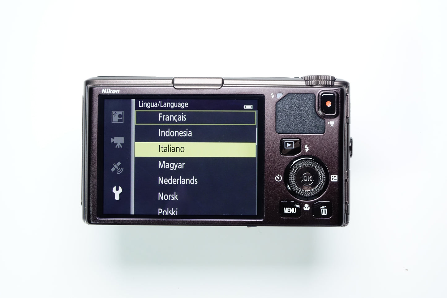 Nikon Coolpix S9500 Marrone Compatta + Custodia, SD 8GB - GARANZIA 12 MESI