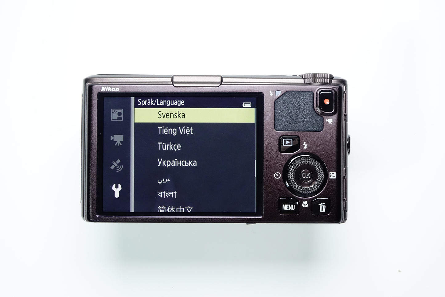 Nikon Coolpix S9500 Marrone Compatta + Custodia, SD 8GB - GARANZIA 12 MESI