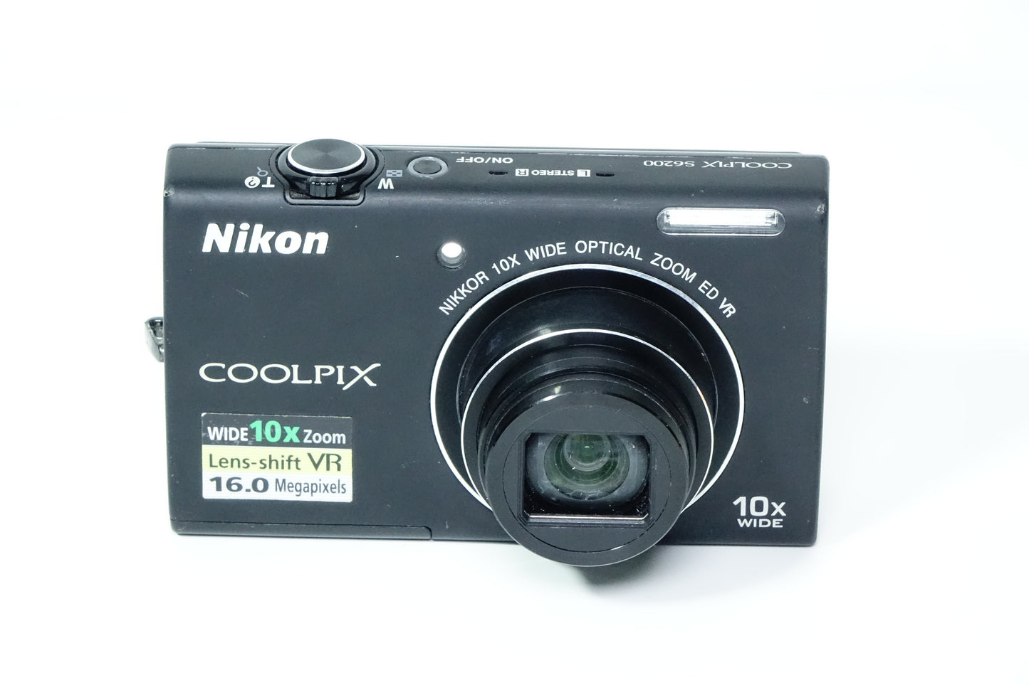 Nikon Coolpix S6200 Nera Compatta 16MP Zoom 10X - GARANZIA 12 MESI