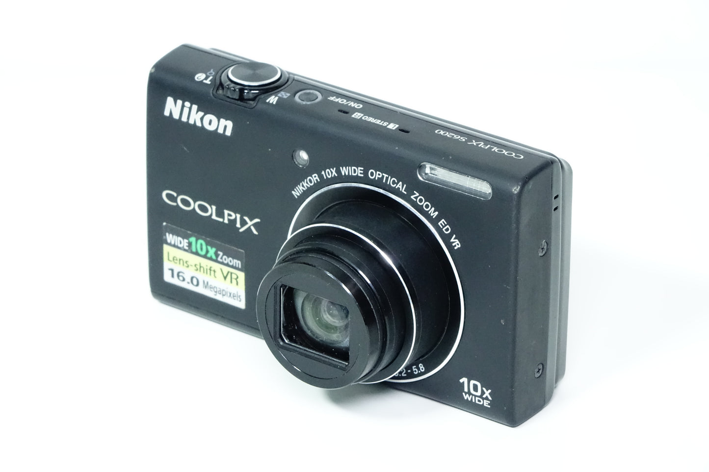 Nikon Coolpix S6200 Nera Compatta 16MP Zoom 10X - GARANZIA 12 MESI