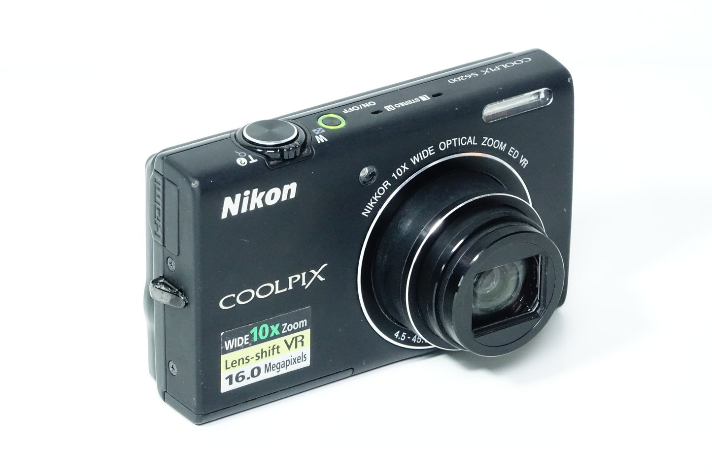 Nikon Coolpix S6200 Nera Compatta 16MP Zoom 10X - GARANZIA 12 MESI