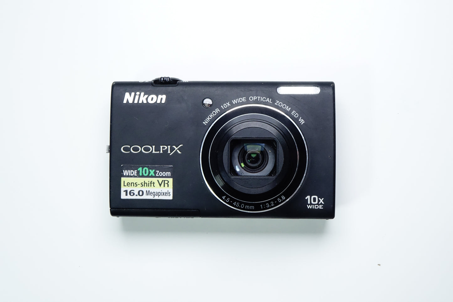 Nikon Coolpix S6200 Nera Compatta 16MP Zoom 10X - GARANZIA 12 MESI