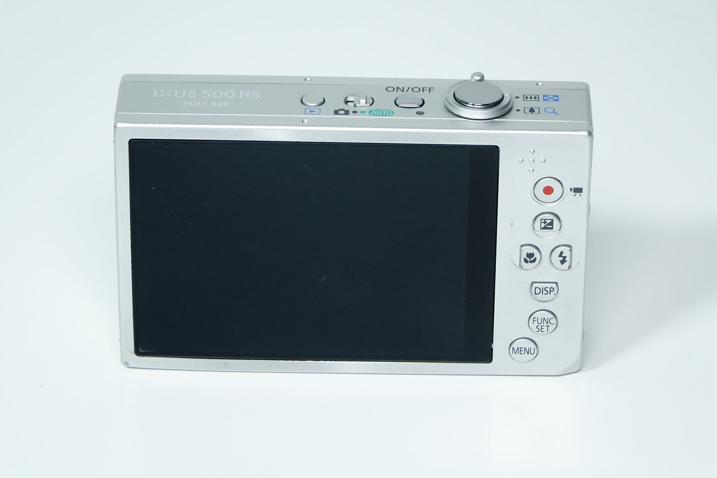 Canon IXUS 500 HS / IXY 3 / ELPH 520 HS Argento + SD - GARANZIA 12 MESI
