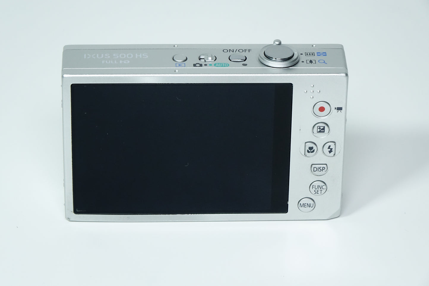 Canon IXUS 500 HS / IXY 3 / ELPH 520 HS Argento + SD - GARANZIA 12 MESI