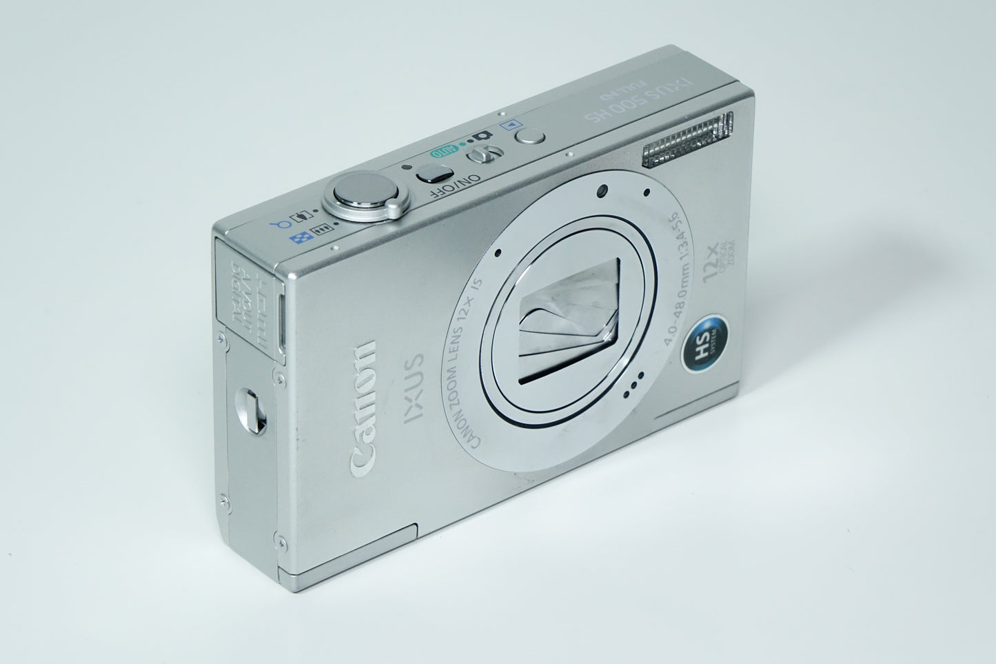 Canon IXUS 500 HS / IXY 3 / ELPH 520 HS Argento + SD - GARANZIA 12 MESI