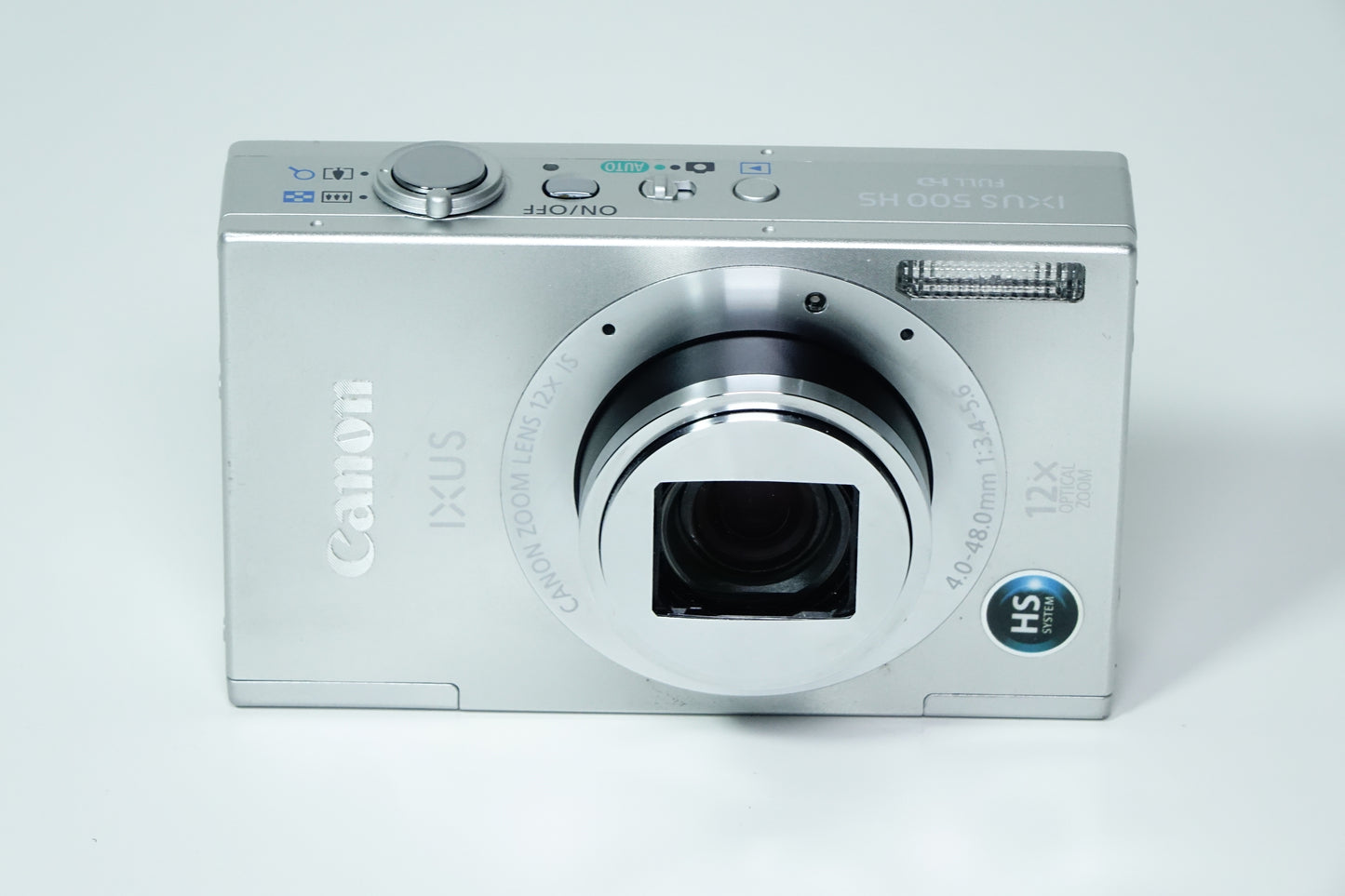 Canon IXUS 500 HS / IXY 3 / ELPH 520 HS Argento + SD - GARANZIA 12 MESI