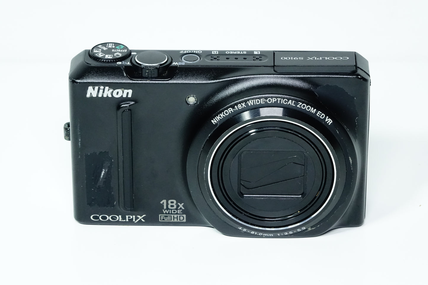 *LEGGI* Nikon Coolpix S9100 Nera Fotocamera Compatta - GARANZIA 12 MESI
