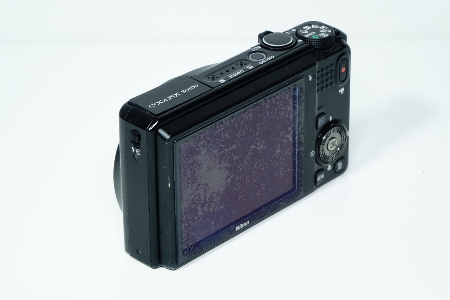 *LEGGI* Nikon Coolpix S9100 Nera Fotocamera Compatta - GARANZIA 12 MESI