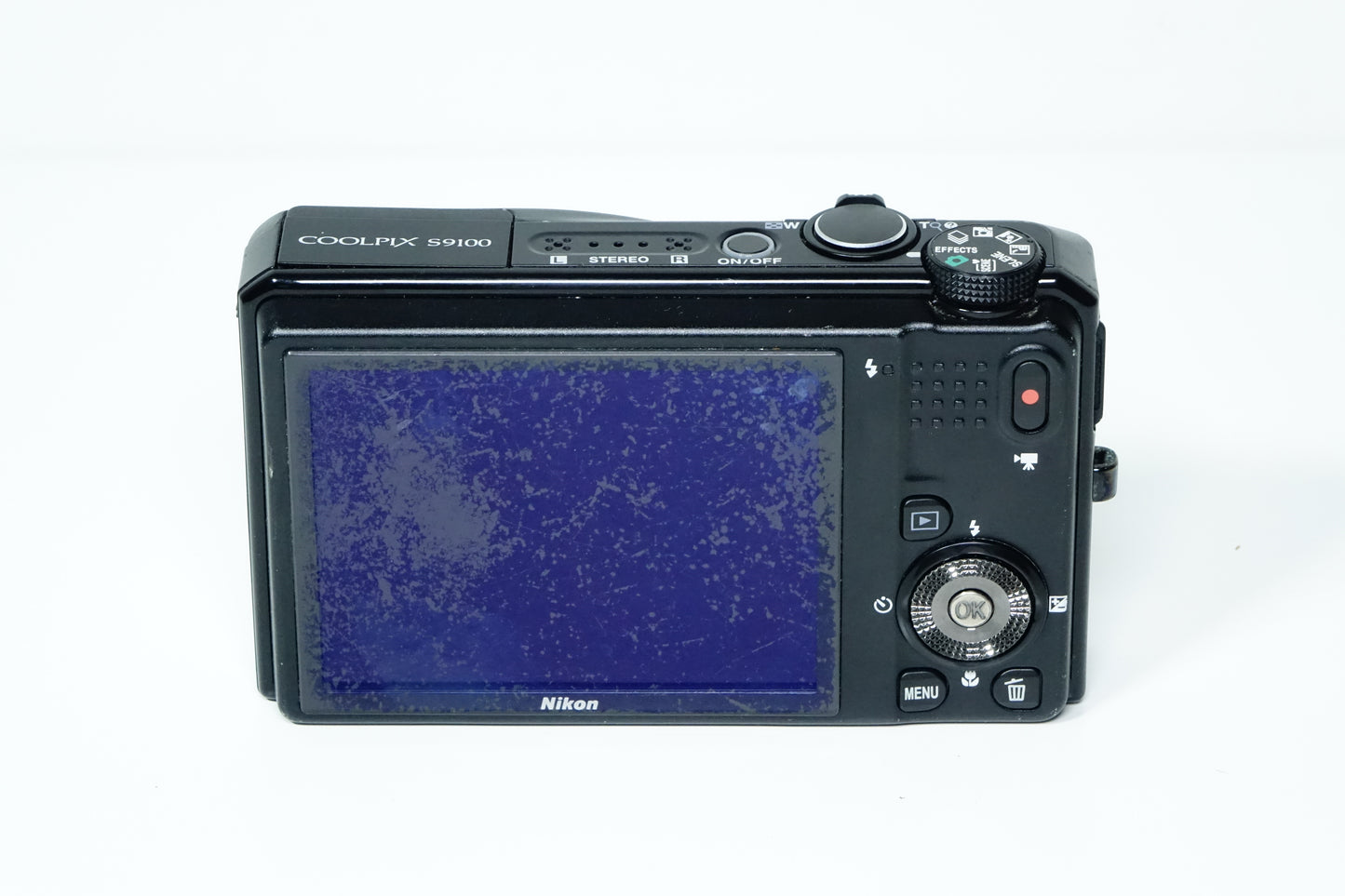 *LEGGI* Nikon Coolpix S9100 Nera Fotocamera Compatta - GARANZIA 12 MESI