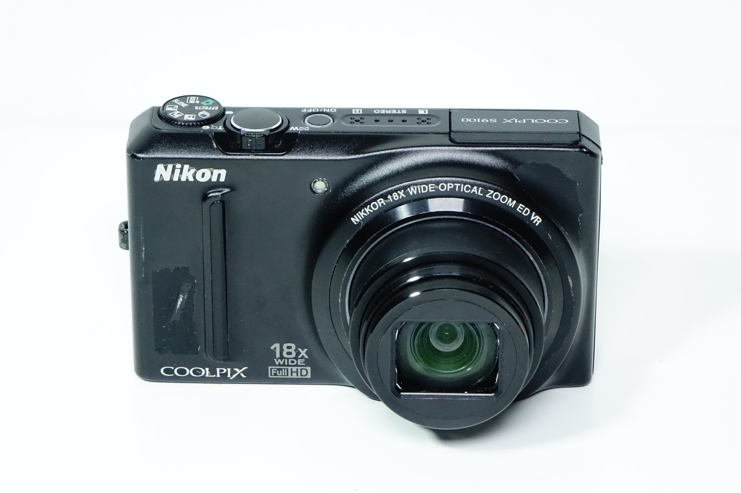 *LEGGI* Nikon Coolpix S9100 Nera Fotocamera Compatta - GARANZIA 12 MESI