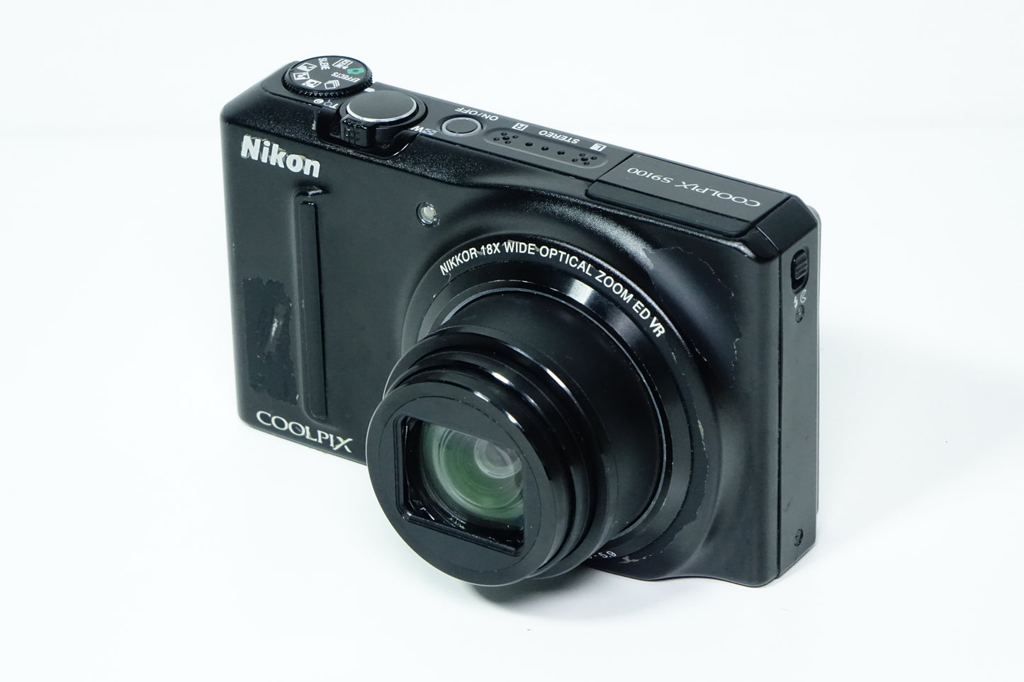 *LEGGI* Nikon Coolpix S9100 Nera Fotocamera Compatta - GARANZIA 12 MESI