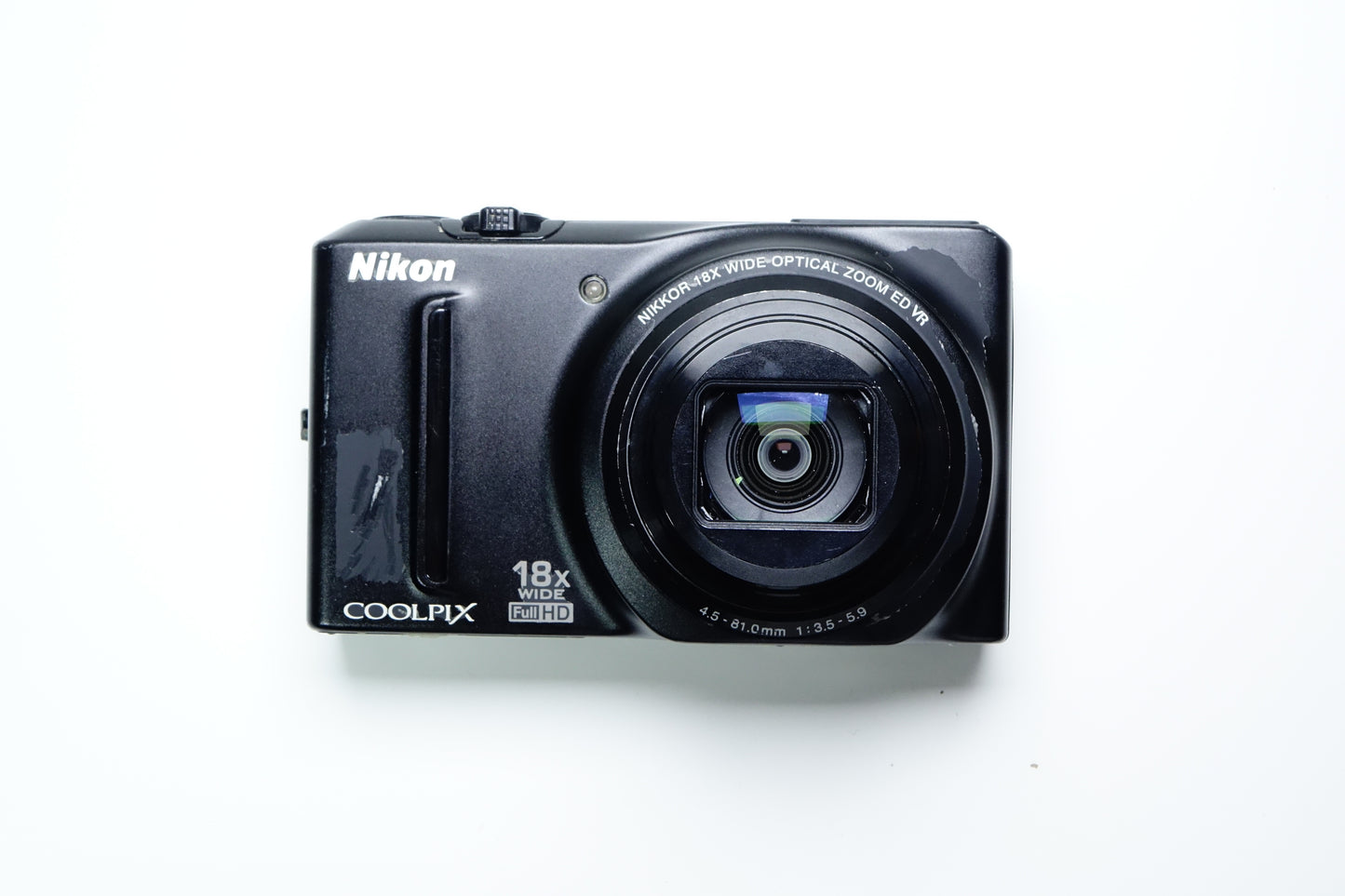 *LEGGI* Nikon Coolpix S9100 Nera Fotocamera Compatta - GARANZIA 12 MESI