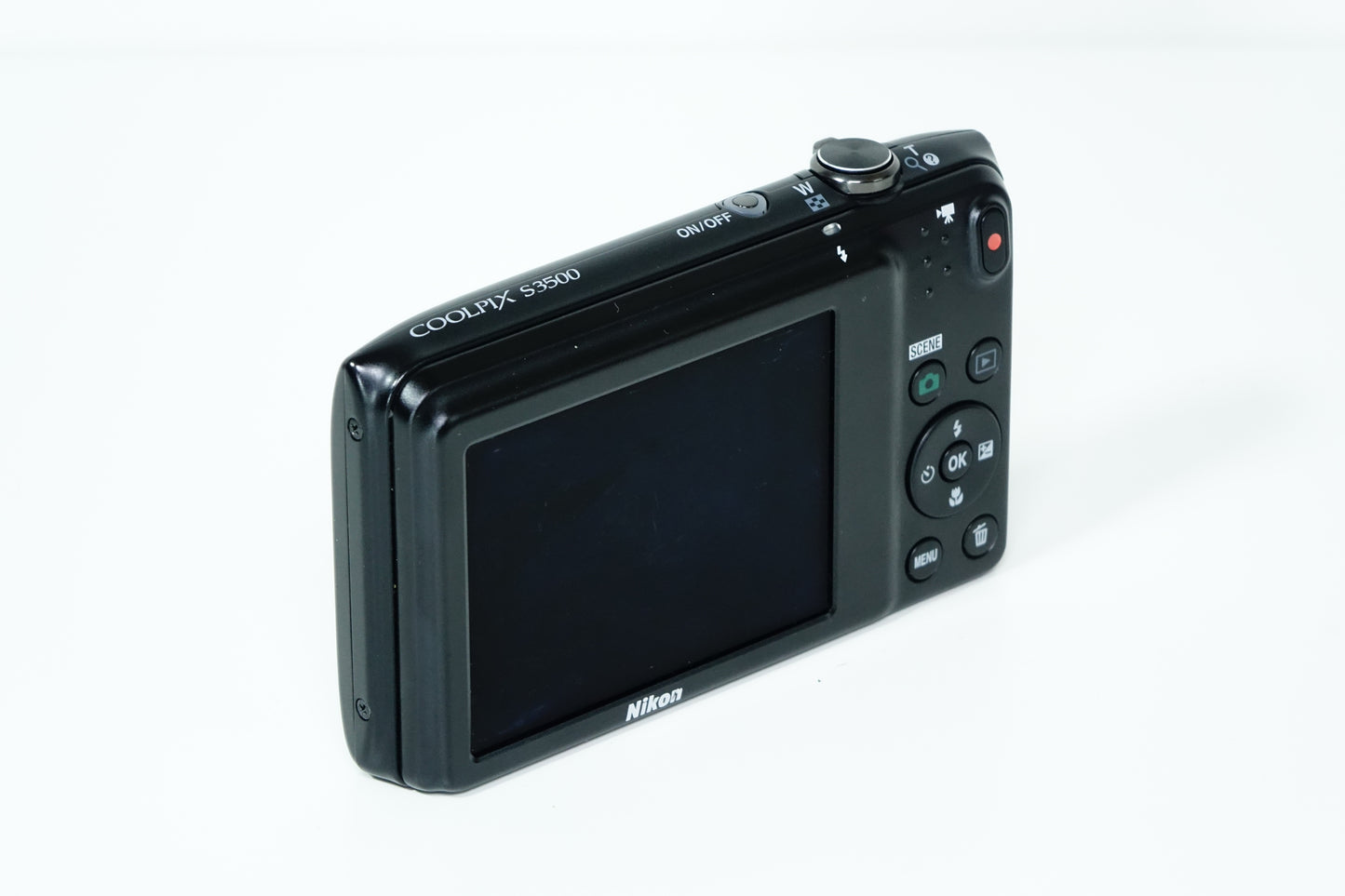 Nikon Coolpix S3500 Nera Compatta 20,1MP + Custodia, SD 1GB - GARANZIA 12 MESI