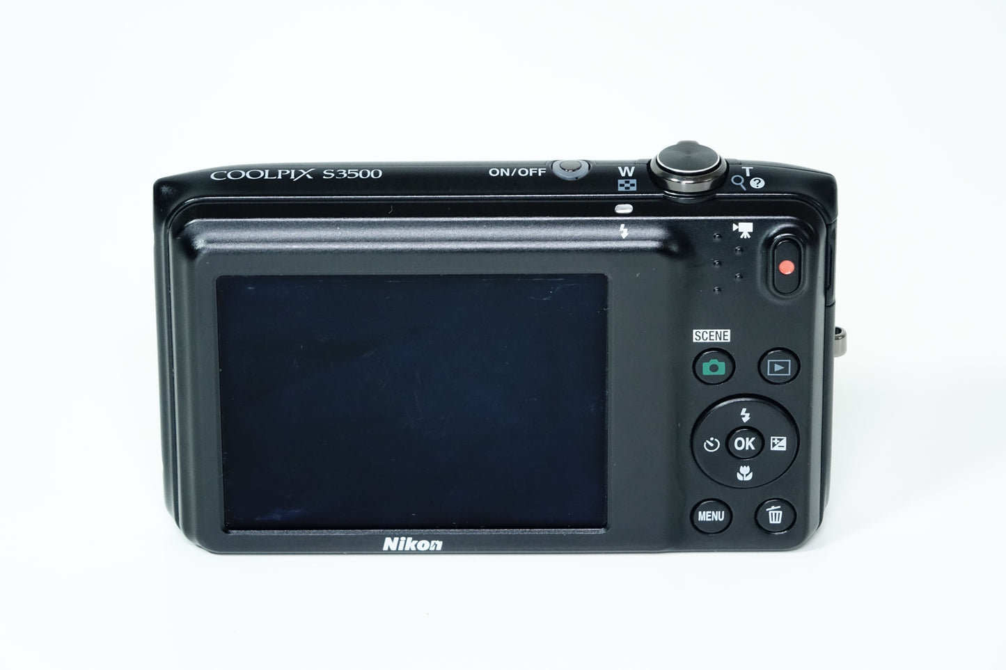 Nikon Coolpix S3500 Nera Compatta 20,1MP + Custodia, SD 1GB - GARANZIA 12 MESI