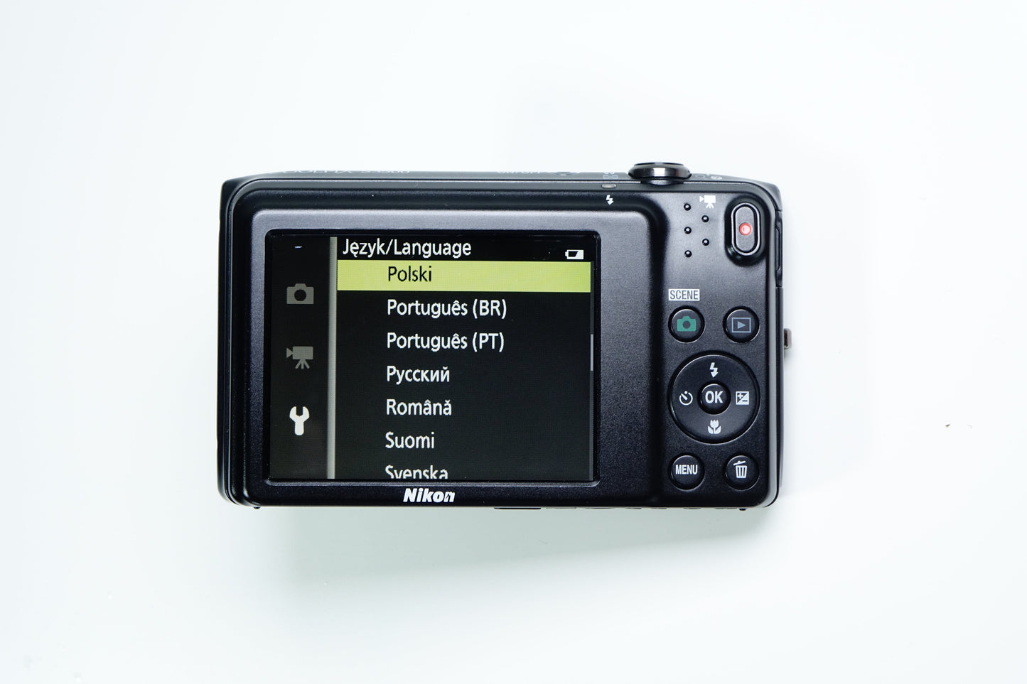 Nikon Coolpix S3500 Nera Compatta 20,1MP + Custodia, SD 1GB - GARANZIA 12 MESI
