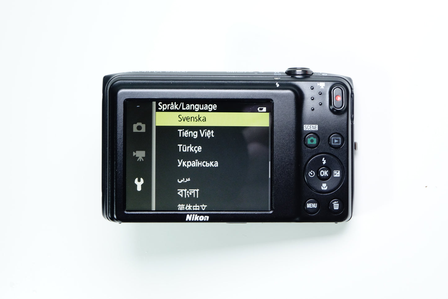 Nikon Coolpix S3500 Nera Compatta 20,1MP + Custodia, SD 1GB - GARANZIA 12 MESI
