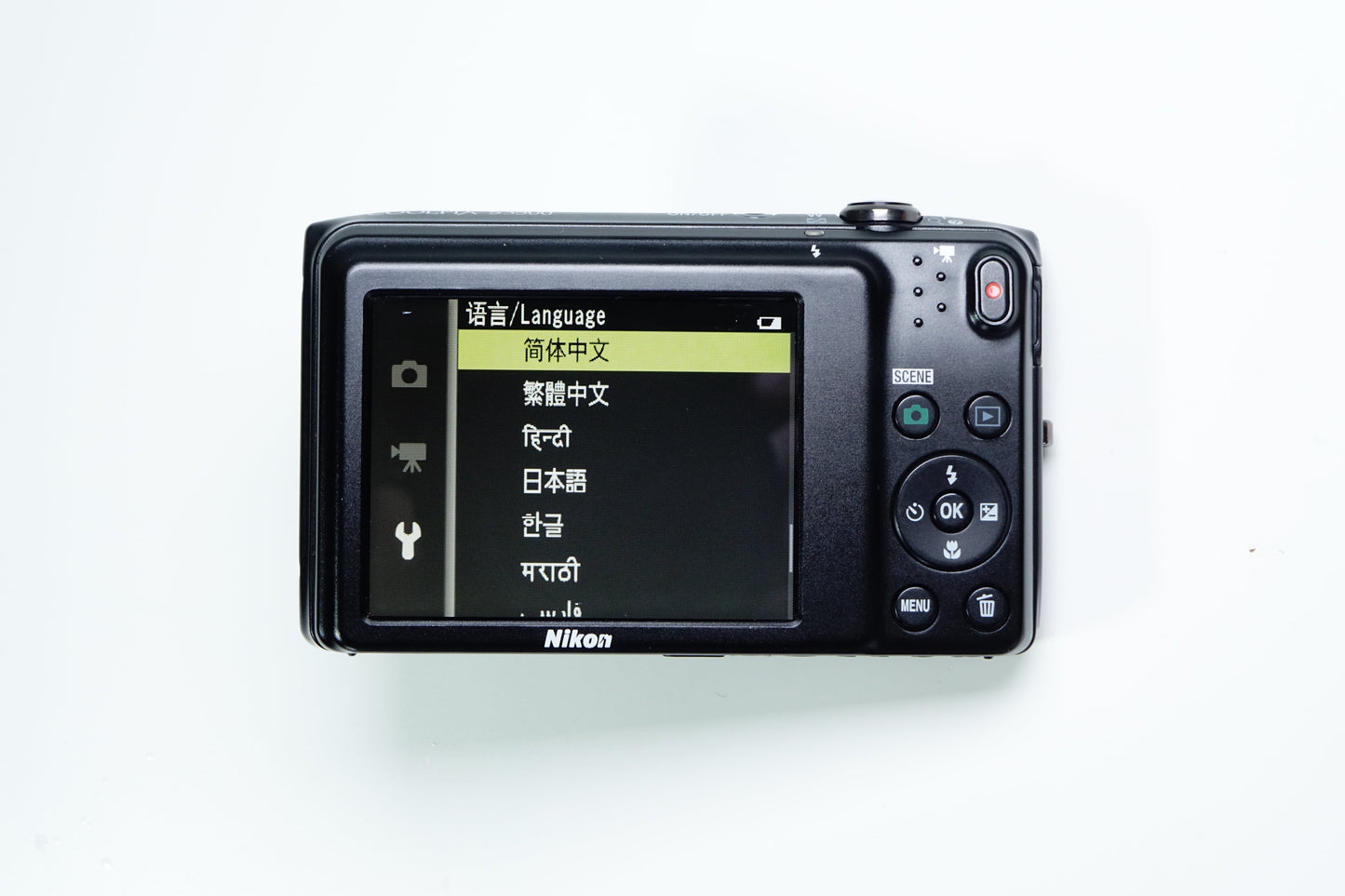 Nikon Coolpix S3500 Nera Compatta 20,1MP + Custodia, SD 1GB - GARANZIA 12 MESI