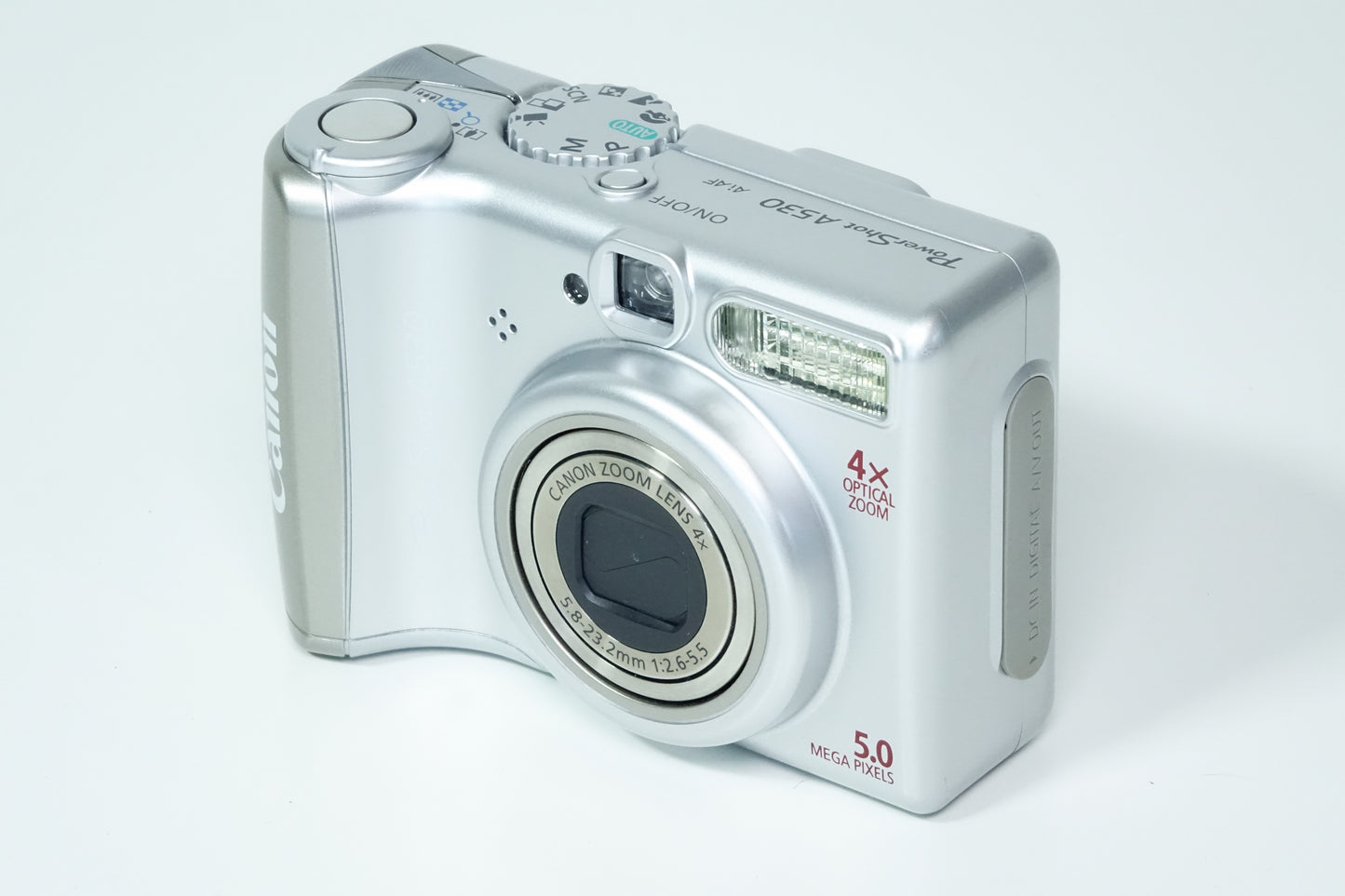 Canon PowerShot A530 Argento 4MP CCD + Custodia - GARANZIA 12 MESI