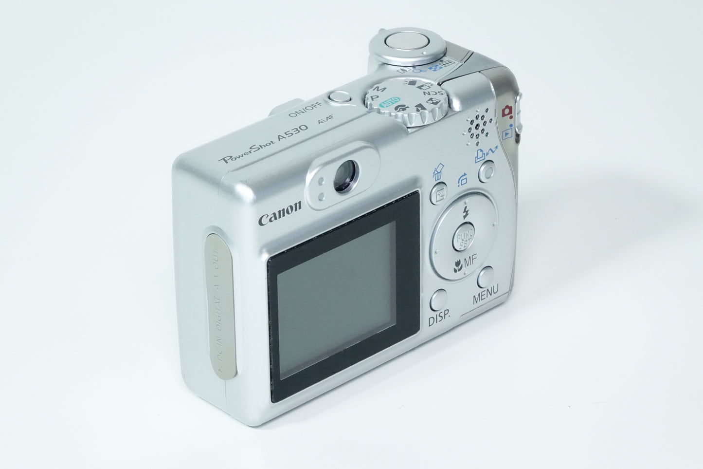 Canon PowerShot A530 Argento 4MP CCD + Custodia - GARANZIA 12 MESI