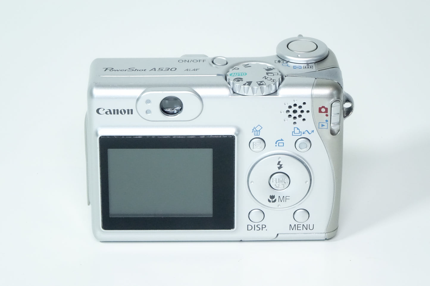 Canon PowerShot A530 Argento 4MP CCD + Custodia - GARANZIA 12 MESI