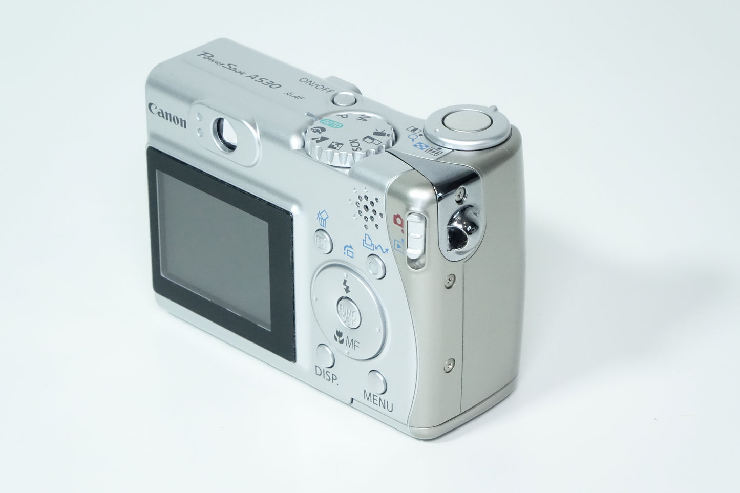 Canon PowerShot A530 Argento 4MP CCD + Custodia - GARANZIA 12 MESI