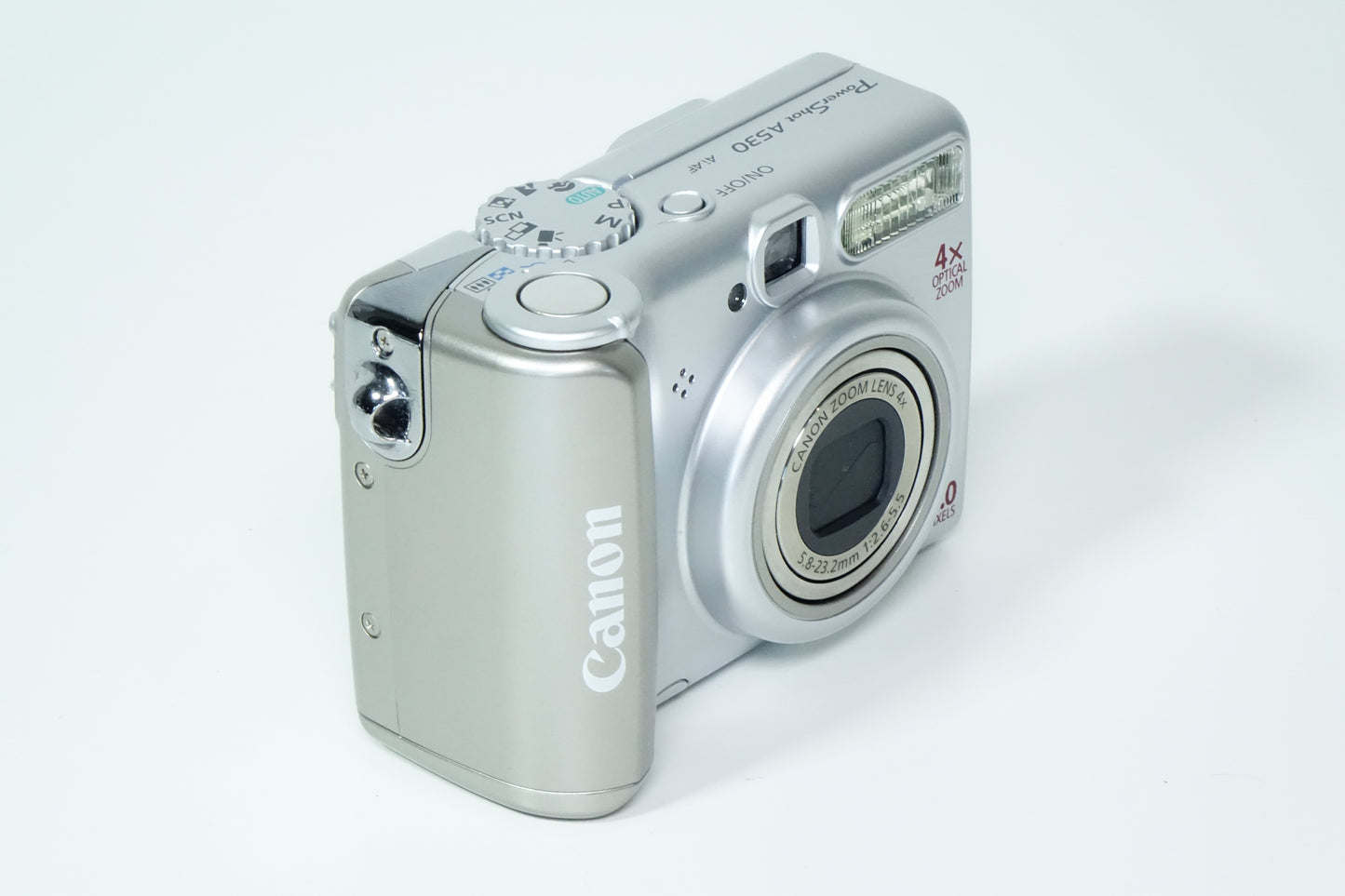 Canon PowerShot A530 Argento 4MP CCD + Custodia - GARANZIA 12 MESI