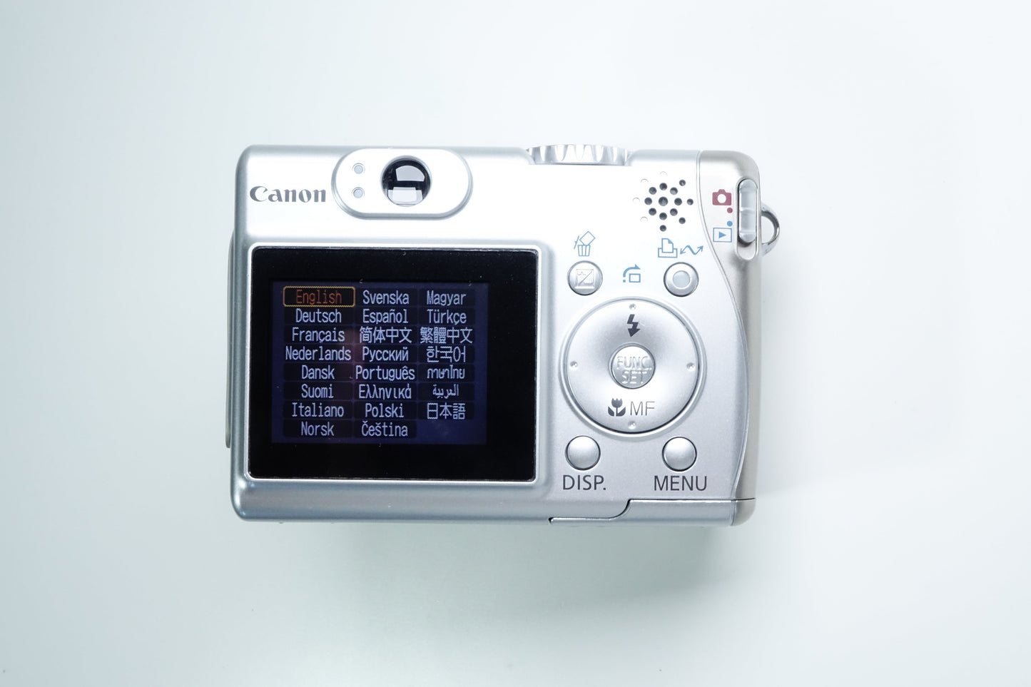 Canon PowerShot A530 Argento 4MP CCD + Custodia - GARANZIA 12 MESI