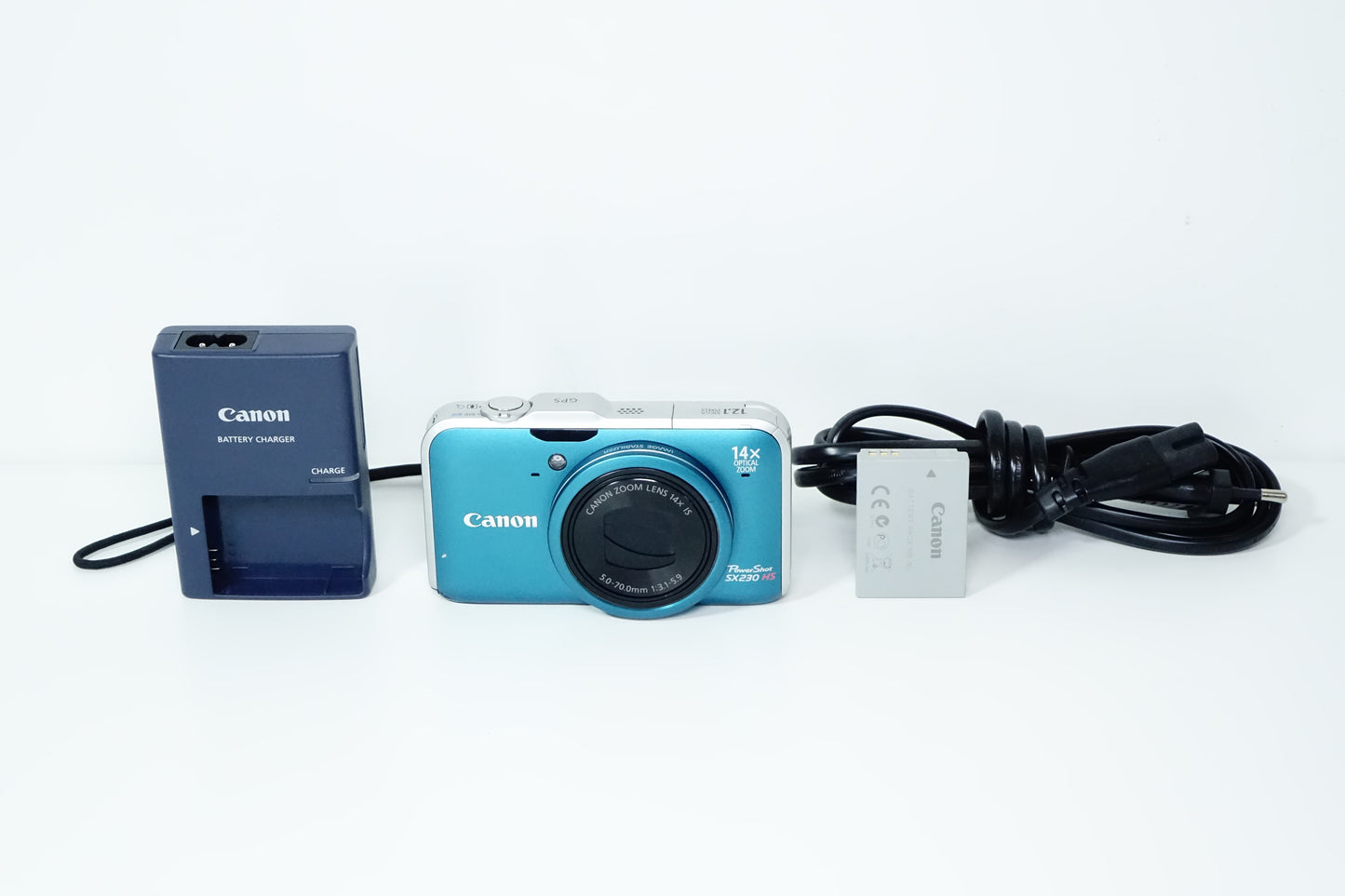 Canon PowerShot SX230 HS Fotocamera Compatta Turchese - Garanzia 12 mesi