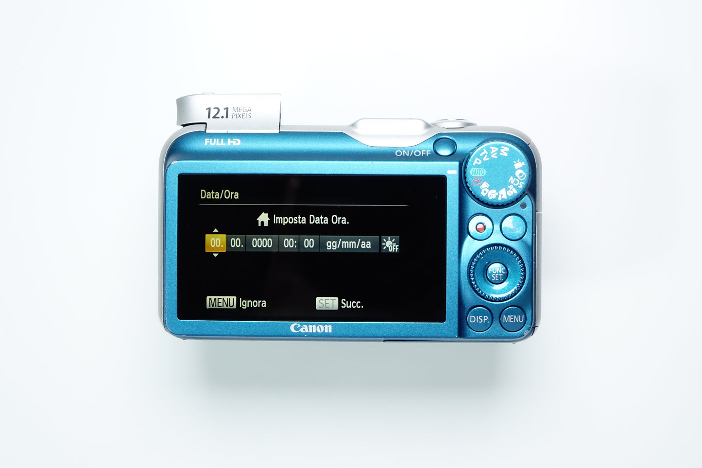 Canon PowerShot SX230 HS Fotocamera Compatta Turchese - Garanzia 12 mesi