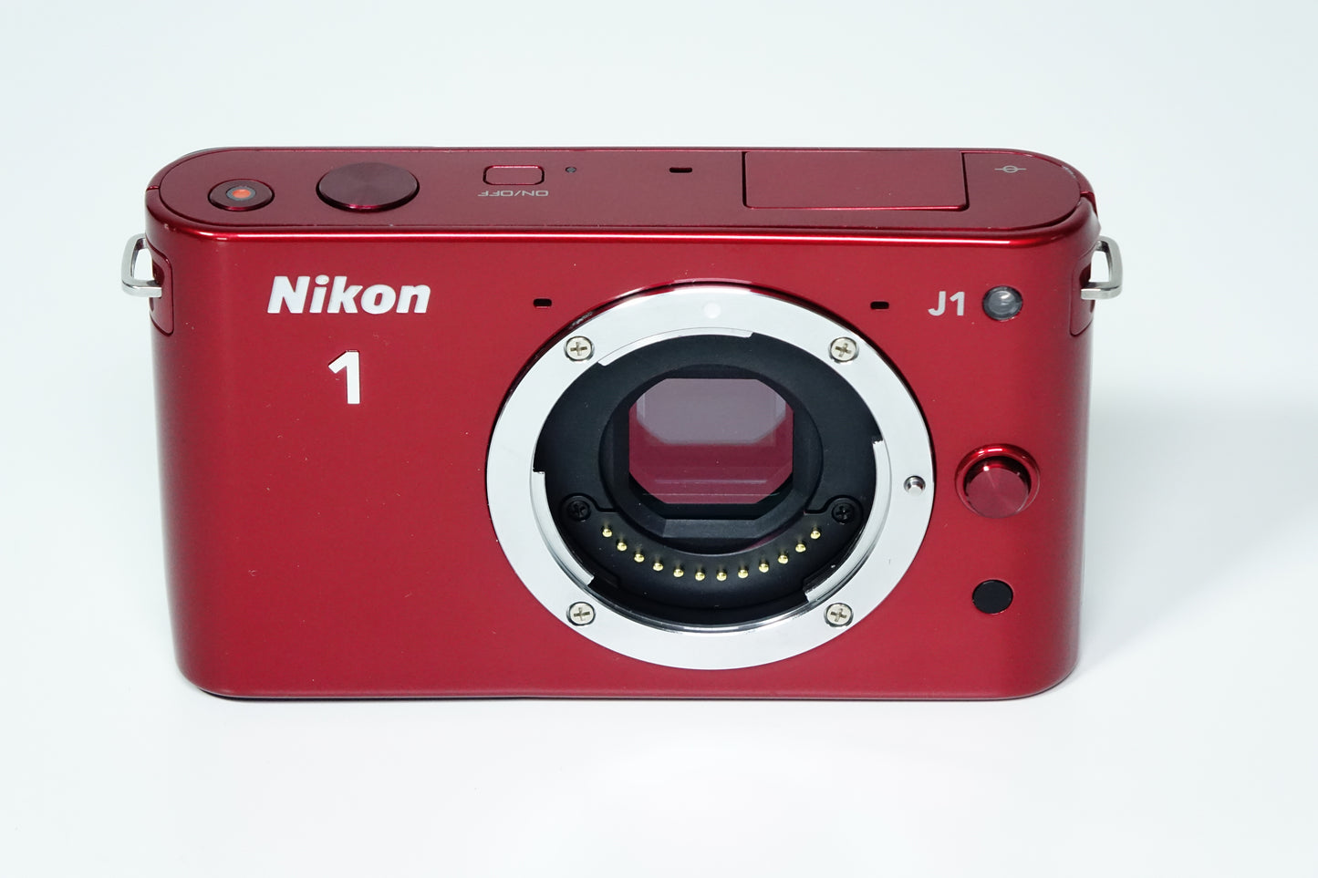Nikon 1 J1 Mirrorless Rossa Body + Borsa - 2980 SCATTI - GARANZIA 12 MESI