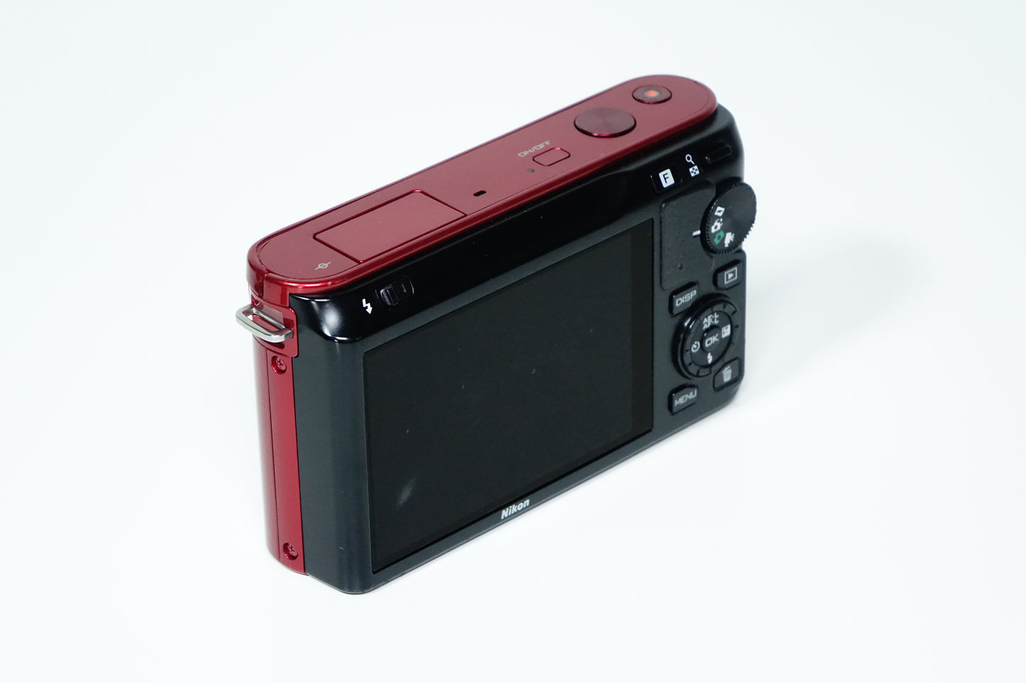 Nikon 1 J1 Mirrorless Rossa Body + Borsa - 2980 SCATTI - GARANZIA 12 MESI