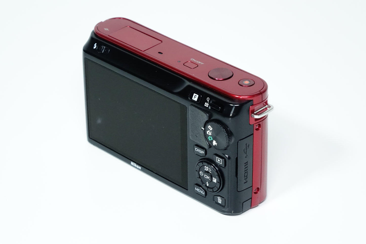 Nikon 1 J1 Mirrorless Rossa Body + Borsa - 2980 SCATTI - GARANZIA 12 MESI