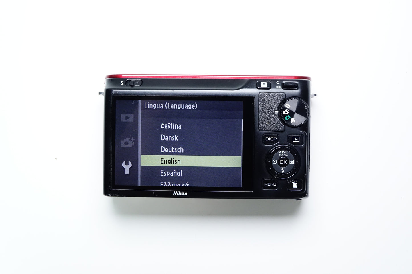 Nikon 1 J1 Mirrorless Rossa Body + Borsa - 2980 SCATTI - GARANZIA 12 MESI