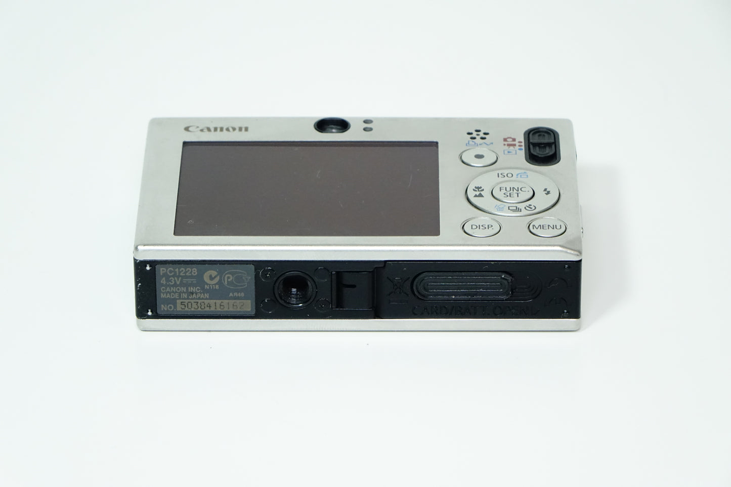 Canon Digital IXUS 70 AiAf Compatta 7.1MP Argento + SD - GARANZIA 12 MESI