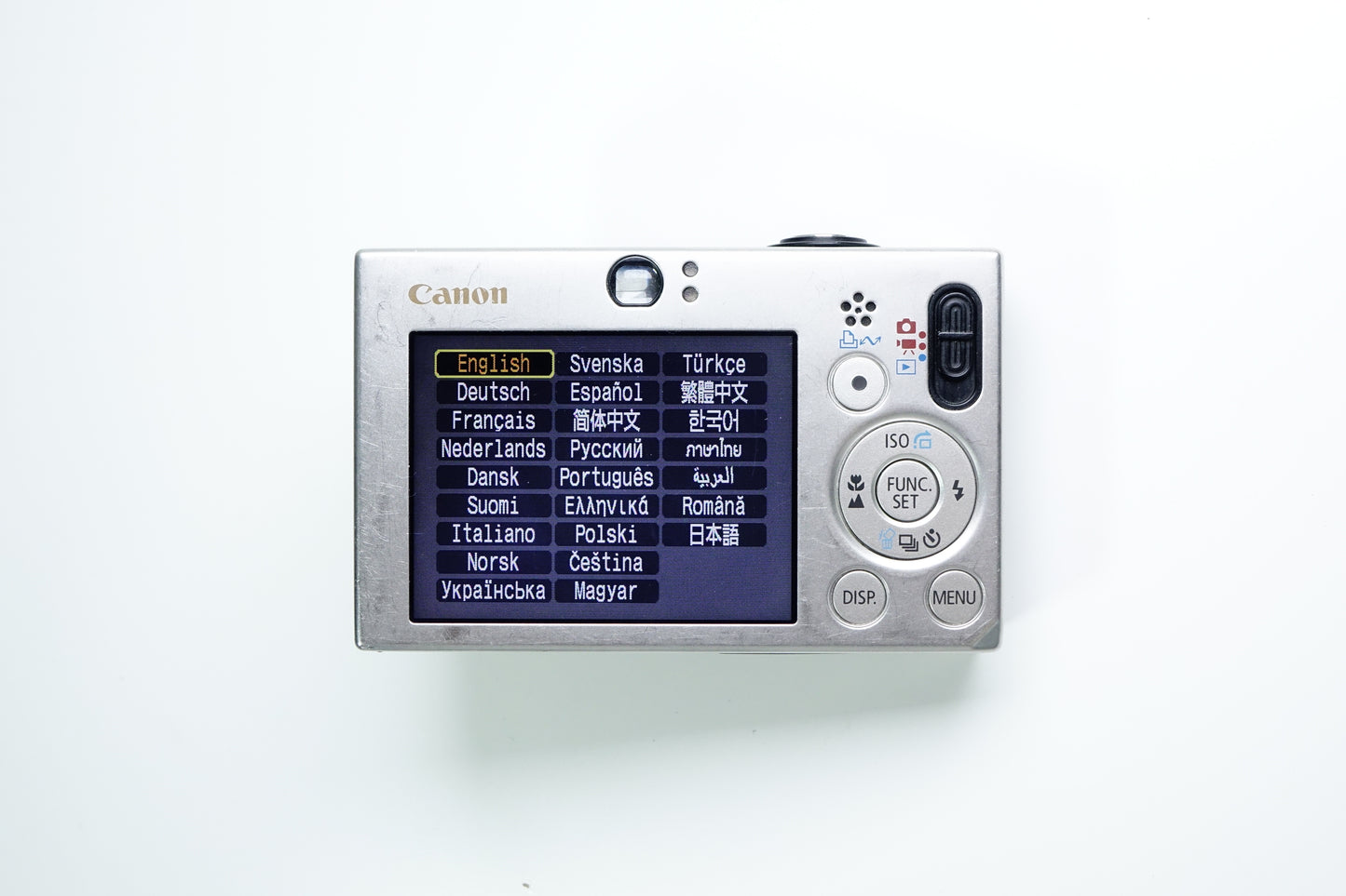 Canon Digital IXUS 70 AiAf Compatta 7.1MP Argento + SD - GARANZIA 12 MESI