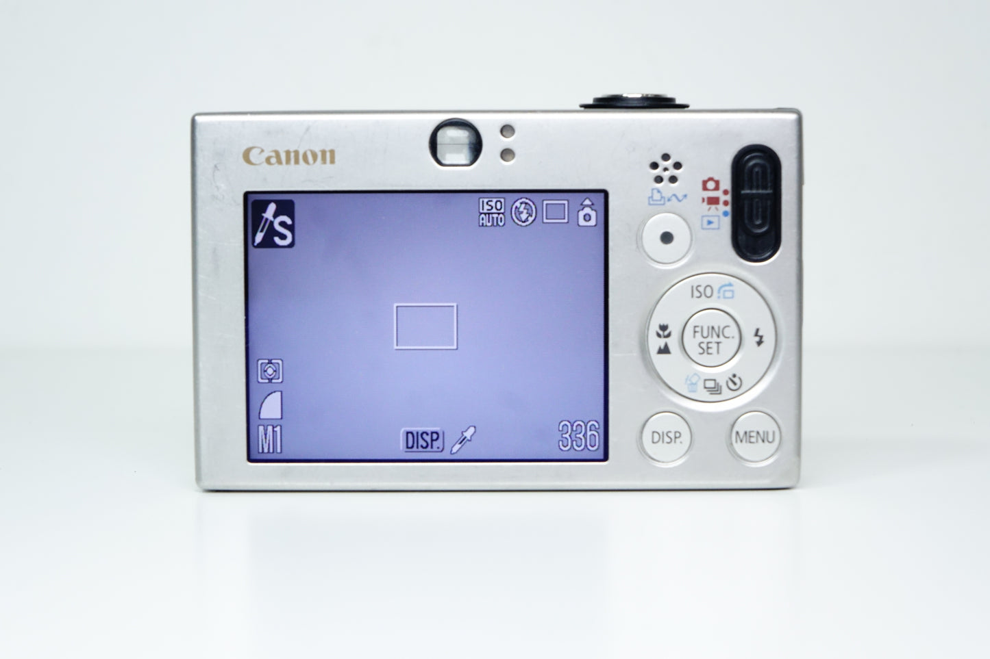 Canon Digital IXUS 70 AiAf Compatta 7.1MP Argento + SD - GARANZIA 12 MESI