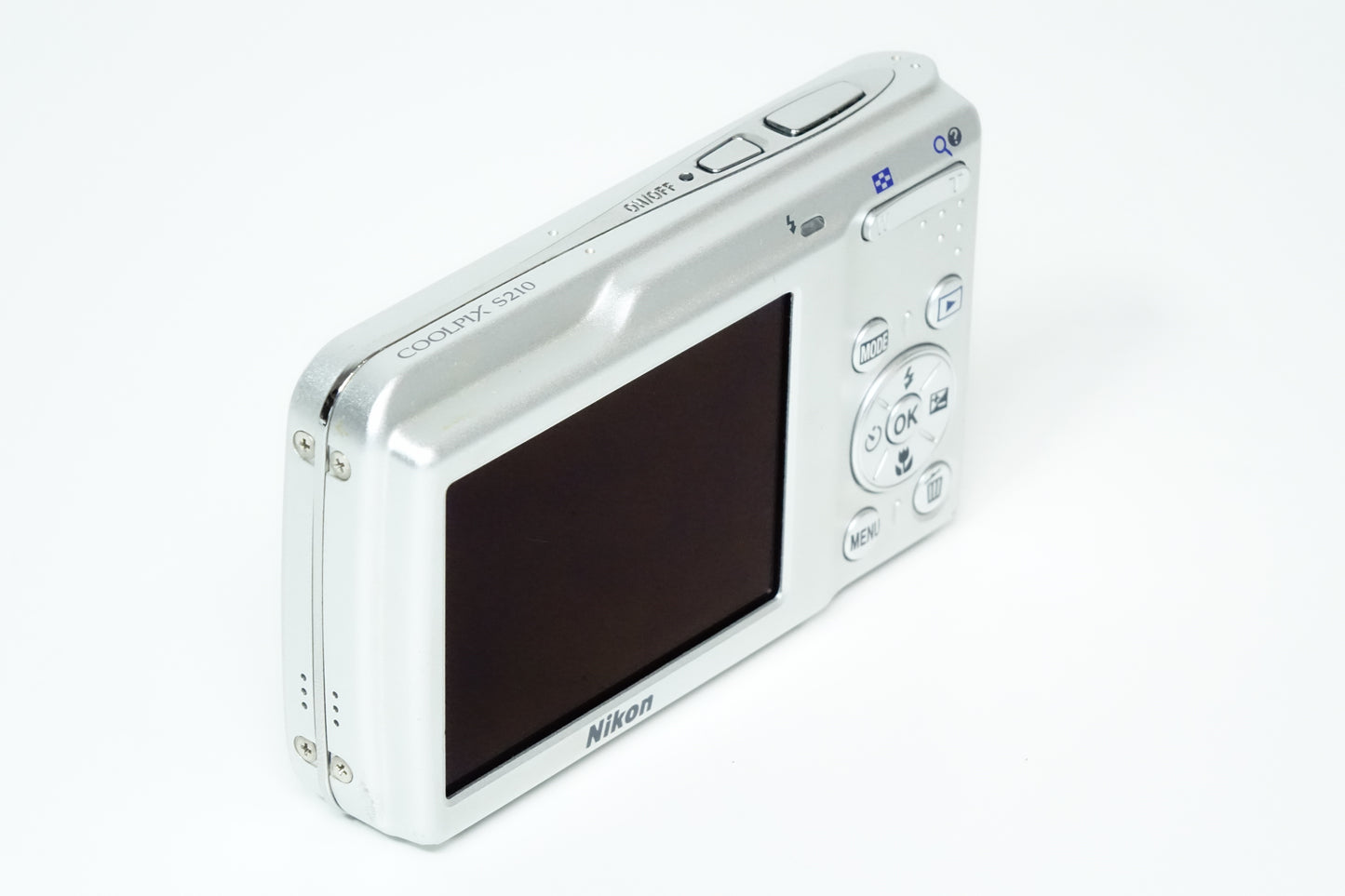 Nikon Coolpix S210 8MP Fotocamera Compatta Argento + SD - GARANZIA 12 MESI
