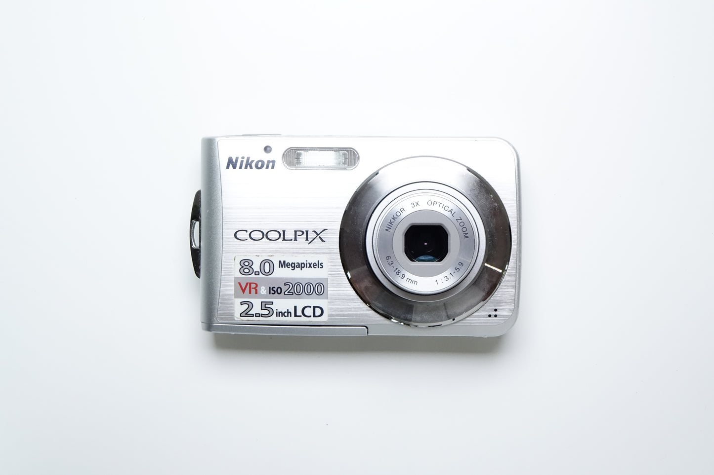 Nikon Coolpix S210 8MP Fotocamera Compatta Argento + SD - GARANZIA 12 MESI