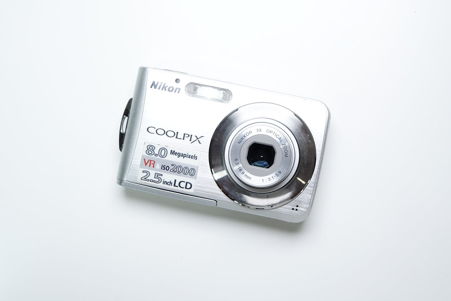 Nikon Coolpix S210 8MP Fotocamera Compatta Argento + SD - GARANZIA 12 MESI